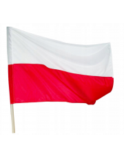 Flaga Polski z drzewcem :)