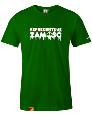 T-shirt męski Reprezentuję Zamość